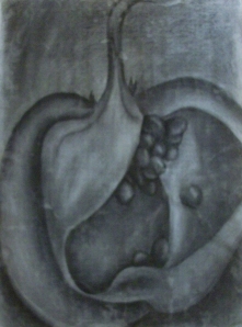 Bell Pepper in Charcoal.